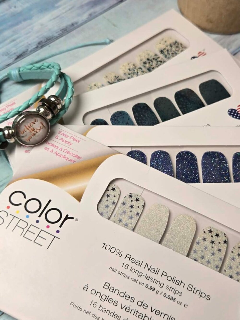 Color Street Blue Star Press On Nail Bundle